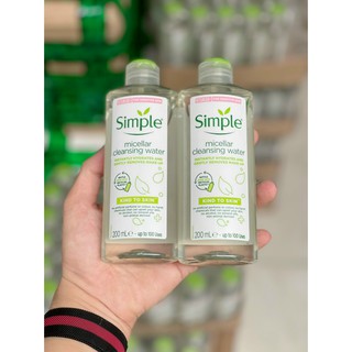 Nước tẩy trang Simple Micellar Cleansing Water – Best Seller 200m