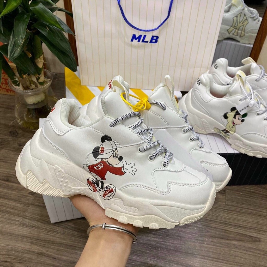 [Hot trend - Bản in ] Giày thể thao sneakers 𝐌𝐋𝐁 Boston, LA , NY vàng , NY đế nâu , Mickey bản in 3D hàng chuẩn 11