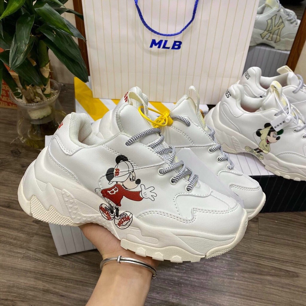 Giày thể thao sneakers 𝐌𝐋𝐁 Boston, LA , NY vàng , NY đế nâu , Mickey bản in 3D hàng chuẩn 11