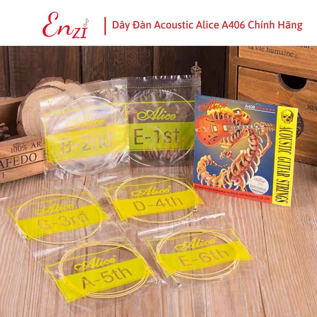  Dây đàn guitar acoustic Alice A406 chính hãng