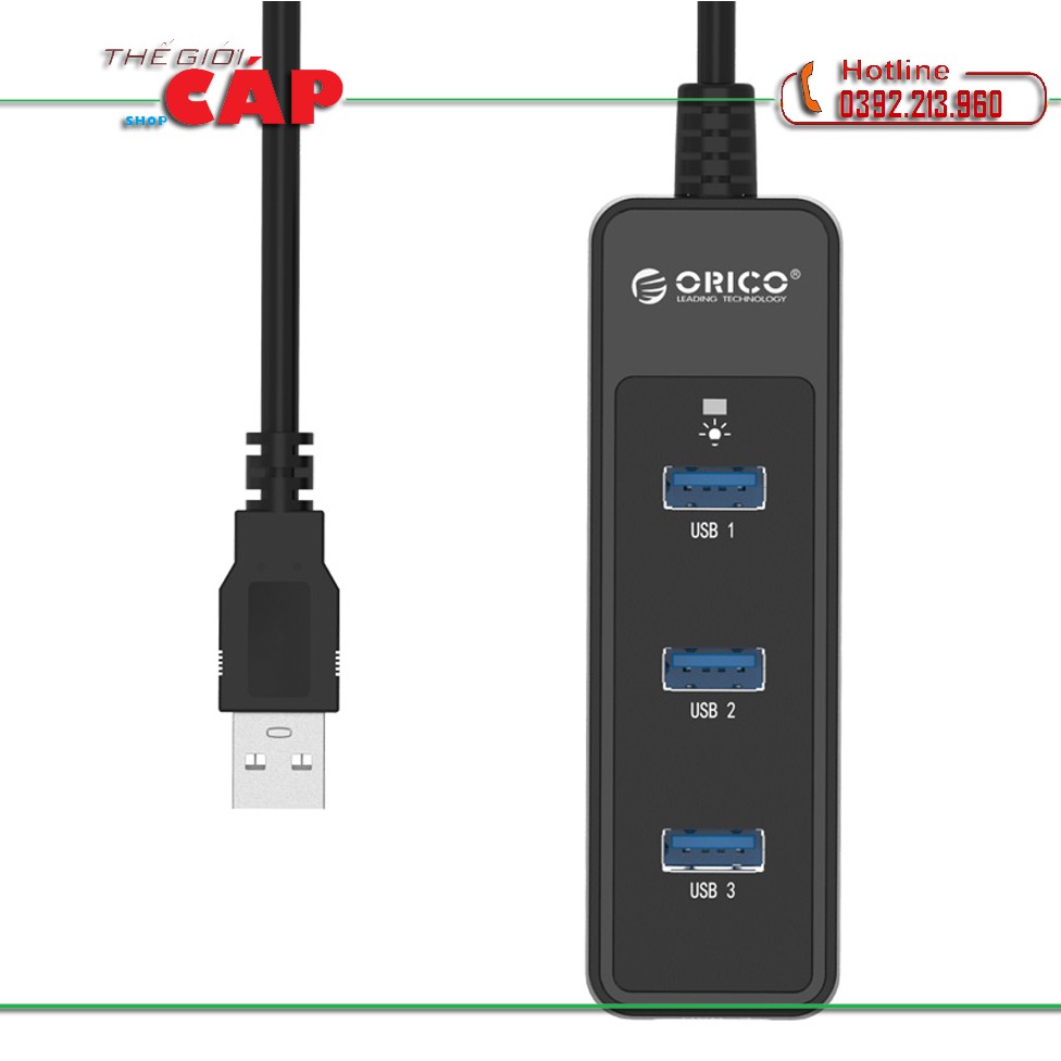 Hub chia 4 cổng USB 3.0 Orico W5PH4