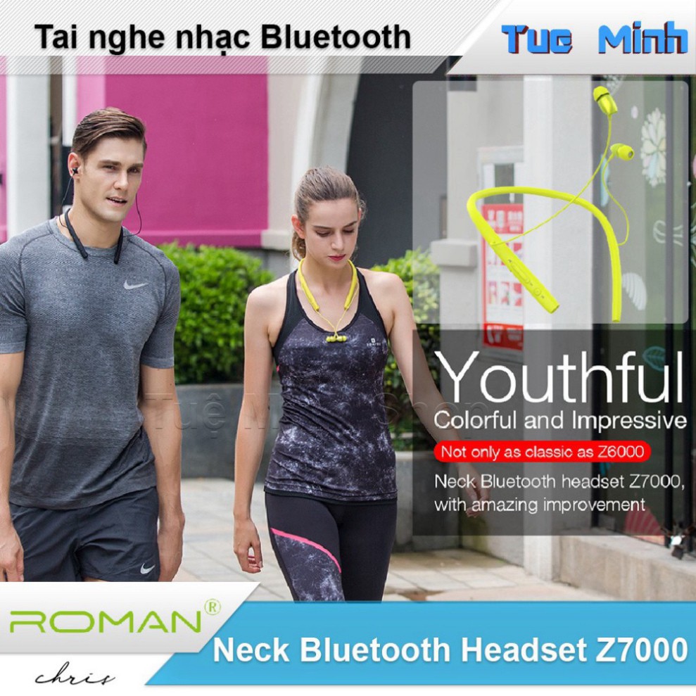 SALE SALE SALE Tai nghe nhạc không dây Bluetooth Roman Z7000 SALE SALE SALE