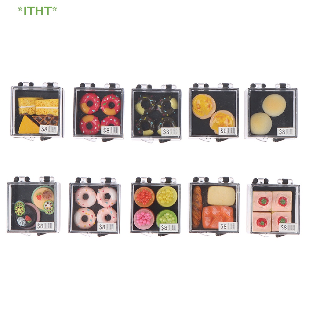 Mô Hình Bánh Tráng Miệng 1: 12 Trang Trí Nhà Búp Bê Mới