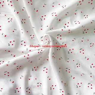 Vải may scrunchies, may khẩu trang, phụ kiện, handmade, DIY, trang trí hoa nhí dễ thương