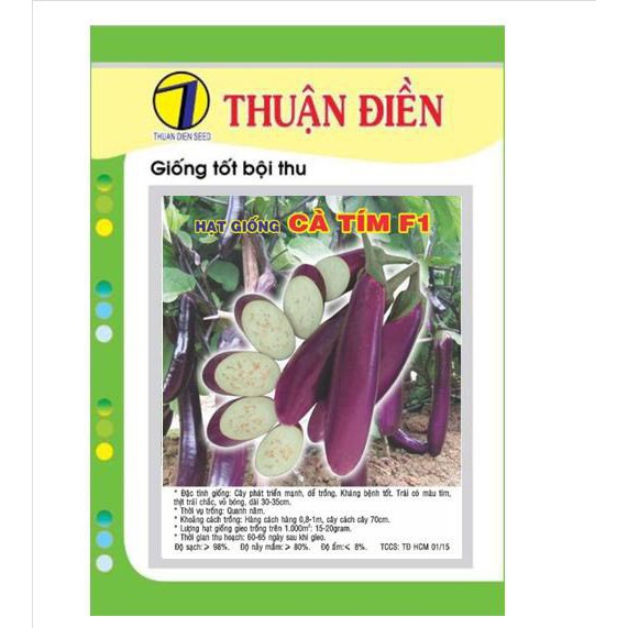 HẠT GIỐNG CÀ TÍM TRÁI DÀI