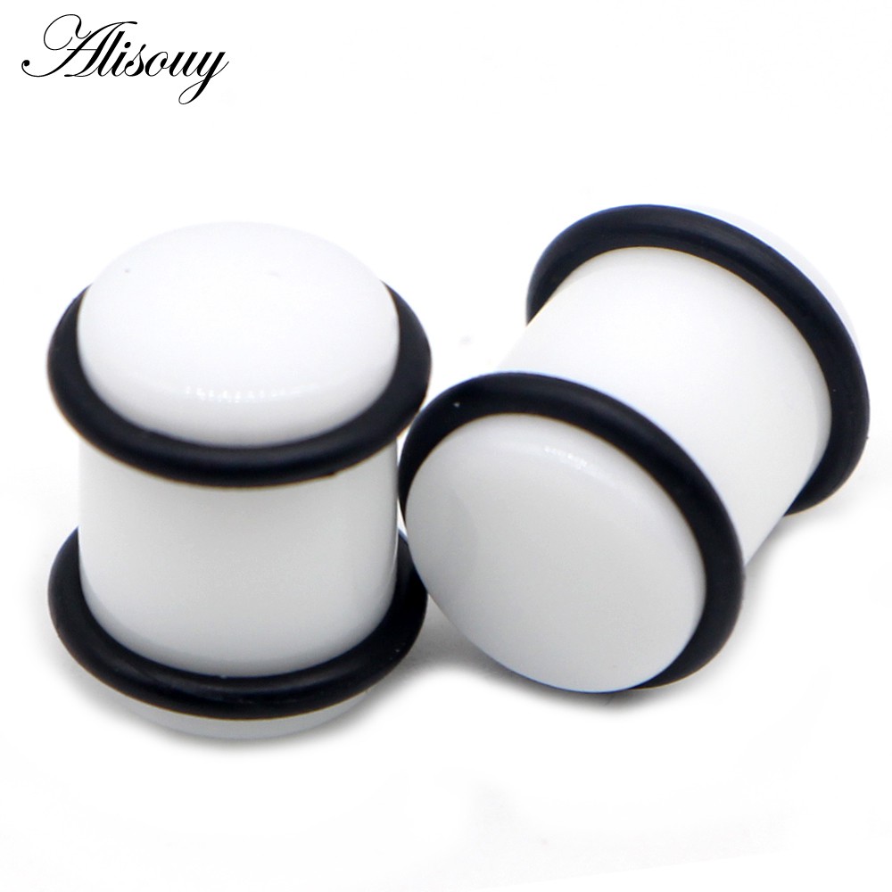 Alisouy Set 2 Khuyên Nong Tai 1.6mm-20mm Cá Tính