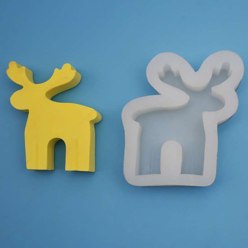 Khuôn Silicone Làm Đồ Trang Trí Giáng Sinh Hình Con Nai
