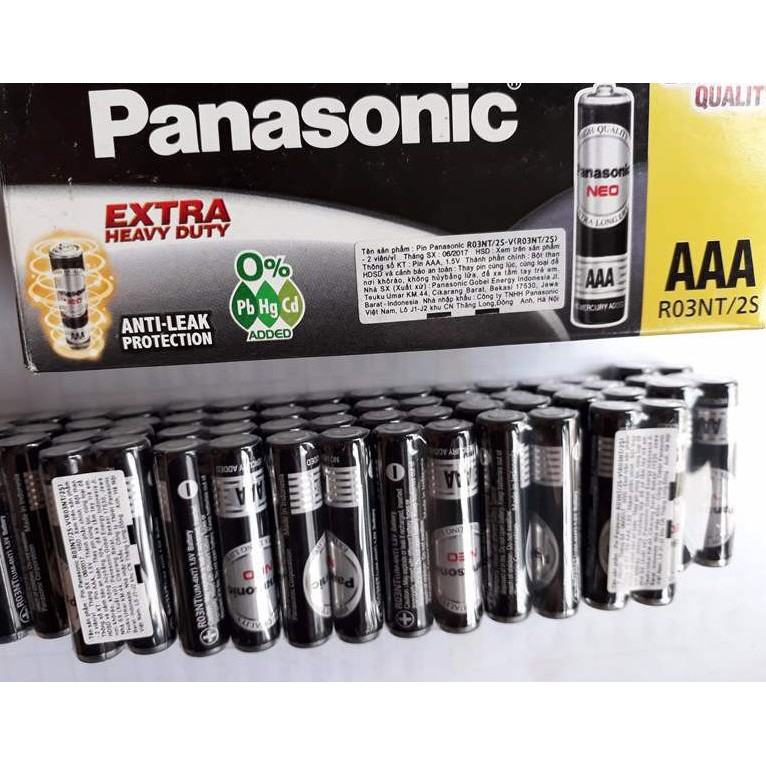 Pin Panasonic AAA - 1.5V - Hộp 60 viên 3A