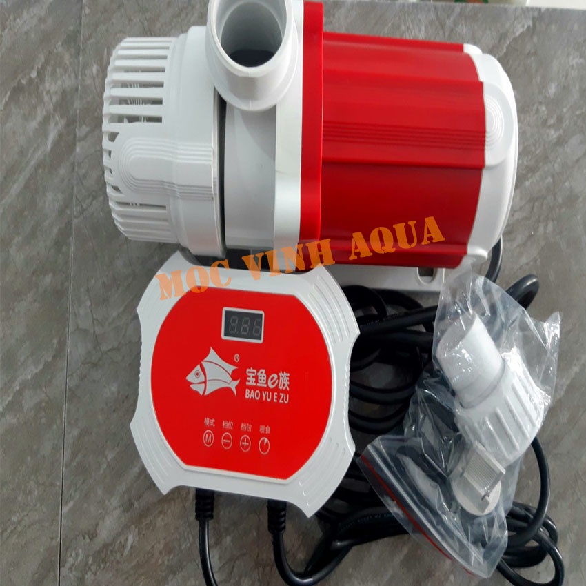 Máy bơm bể cá Baoyu BY-9000 / BY-12000 Siêu Tiết Kiệm Điện, Có Bảng Điều Khiển 12 Chế Độ