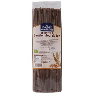 Mì Spaghetti Lúa Mạch Đen Nguyên Cám Hữu Cơ 500g Sottolestelle Organic Whole Wheat Rye Spaghetti
