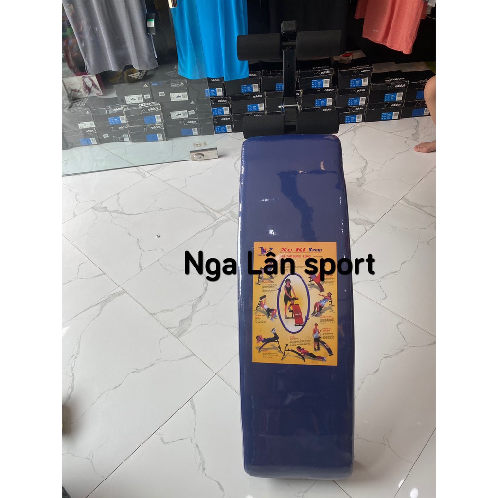 Ghế cong tập bụng Xuki, ghế cong có càng và không càng chuyên tập cơ bụng