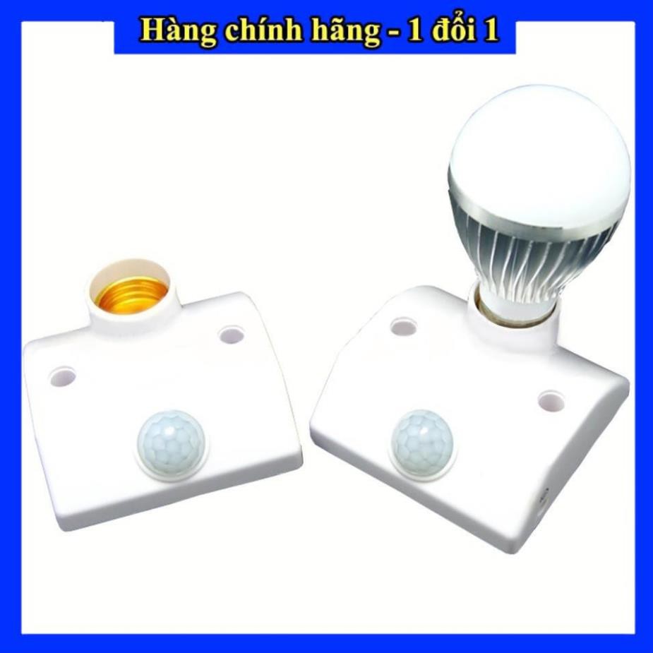 ✔️ Xả kho giá sốc -  đui đèn cảm biến hồng ngoại,Cảm biến đui đèn cắm trực tiếp (hộp trắng vuông) () - uy tin 1 đổi 1