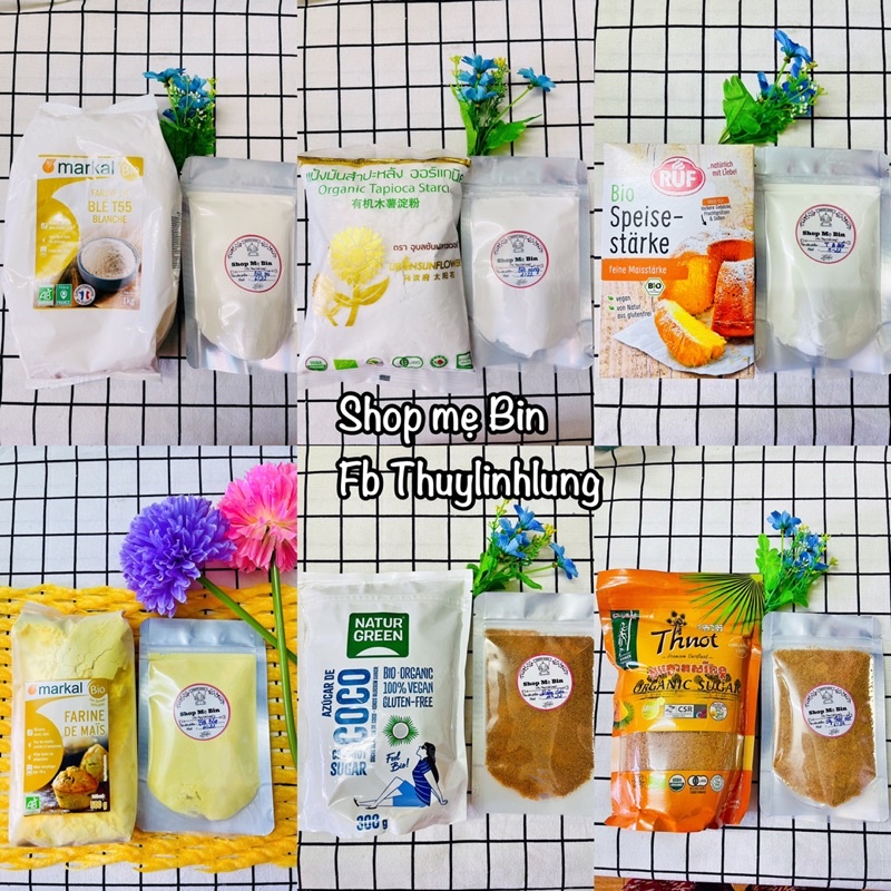 Các loại bột hữu cơ cho bé ăn dặm