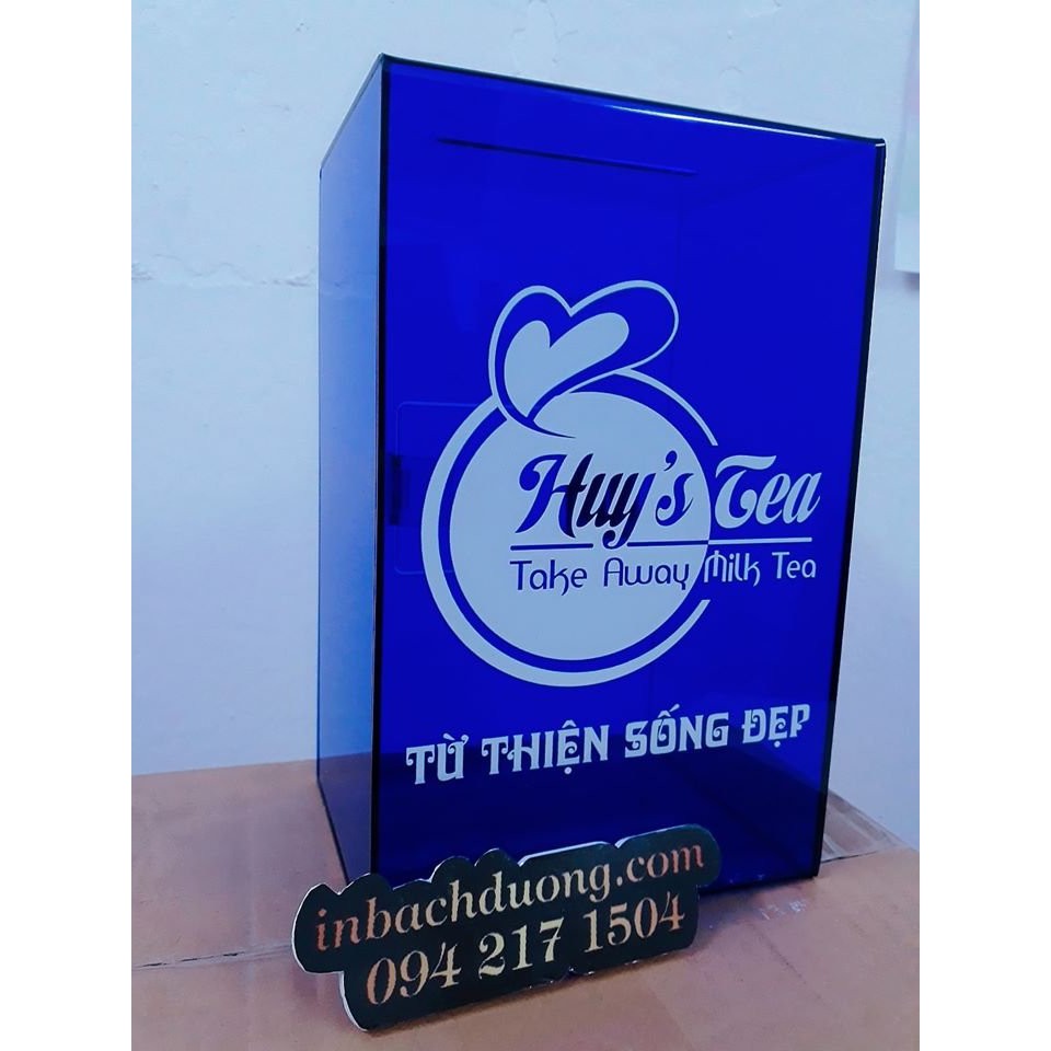 Chuyên nhận in thùng từ thiện-thùng góp ý In Bạch Dương