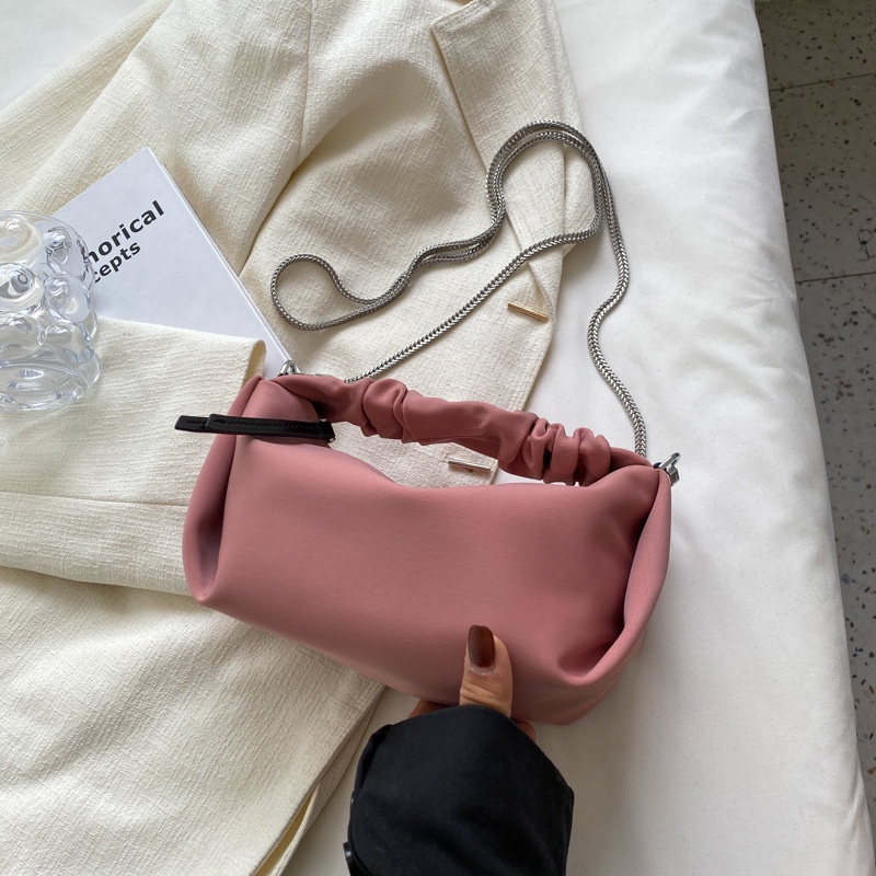 Túi IELGY đeo vai/ xách tay phối dây xích đơn giản thời trang cho nữ