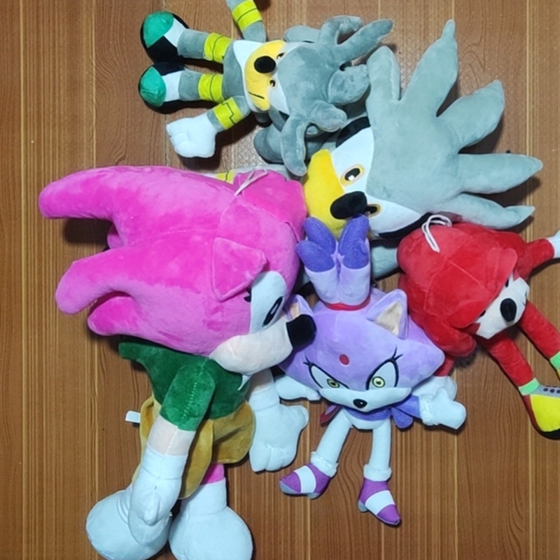Đồ chơi nhồi bông Hình Nhím Sonic 45cm - 20cm