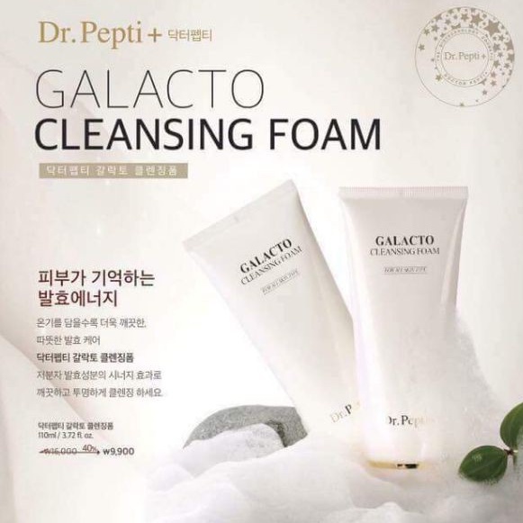 Sữa Rửa Mặt Dr.Pepti Galacto 110ml Hàn Quốc