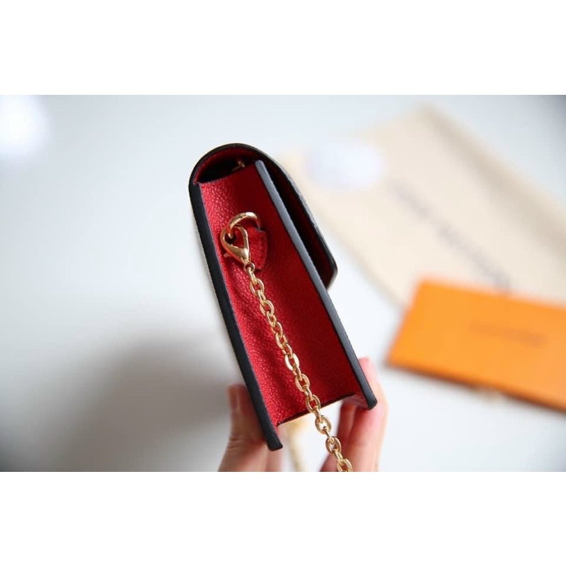 Túi mini khoá bấm ô nâu