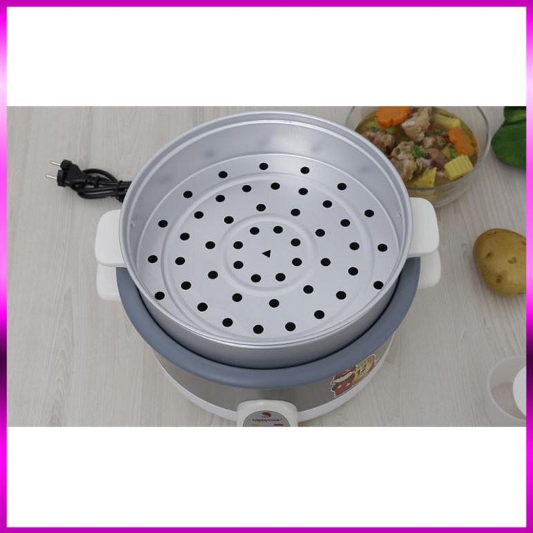 [BẢO HÀNH 6 THÁNG] NỒI LẨU ĐA NĂNG XỬNG HẤP KÈM LẮP KÍNH Happy Cook DUNG TÍCH 3,5 lít