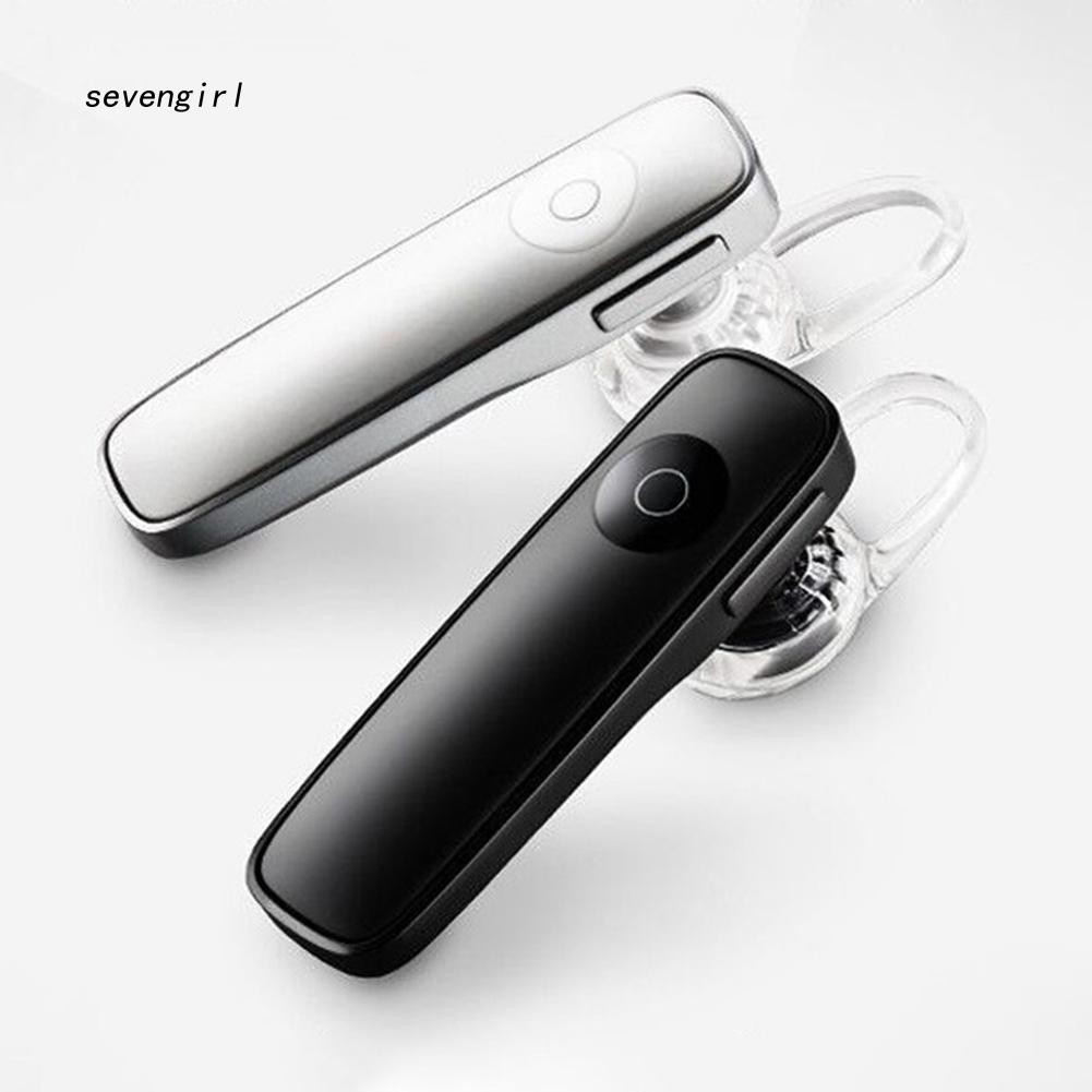 SVGL_1Pc Noise Reduction Voice Control Ear Hook Bluetooth Earphone Wireless Earpiece