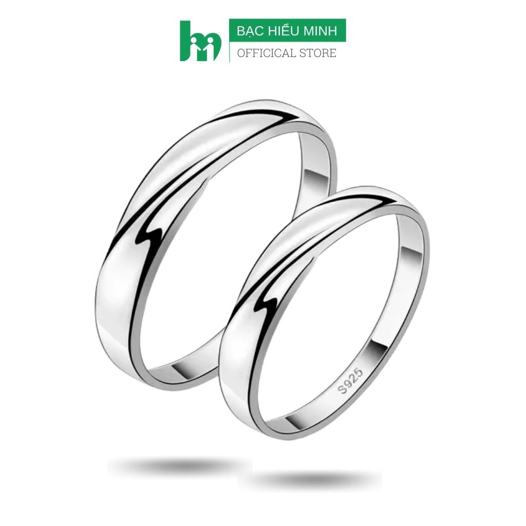 Nhẫn đôi Bạc Hiểu Minh NC118M