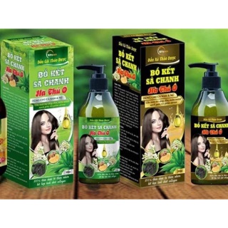 Bộ đôi dầu gội xã bồ kết sả chanh hà thủ ô