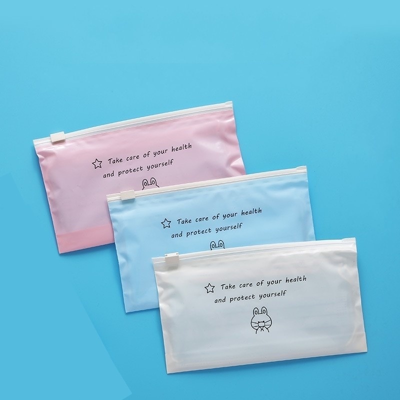 1 TúI LưU Trữ Mặt Nạ Chống Bụi Không Thấm Nước Có Thể Gập Lại Thân Thiện Với Môi Trường