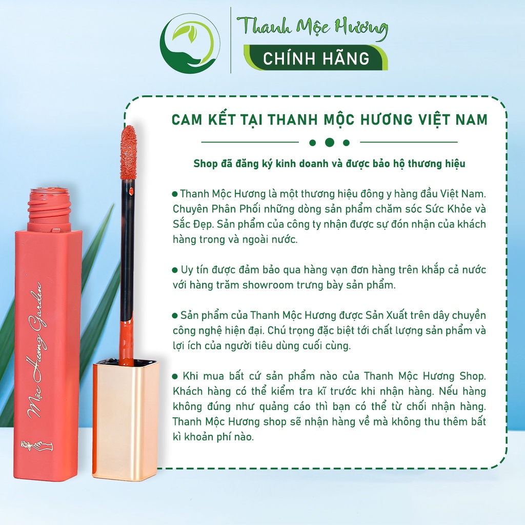 Son kem lì hoa hồng Thanh Mộc Hương siêu mịn lâu trôi