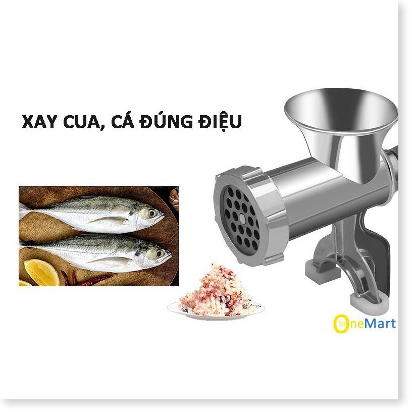 GIÁ SỈ Máy xay thịt bằng tay đế kẹp bàn𝑲𝑯𝑶̂𝑵𝑮 𝑹𝑰̉  chất liệu nhôm cao cấp, không gỉ 5731