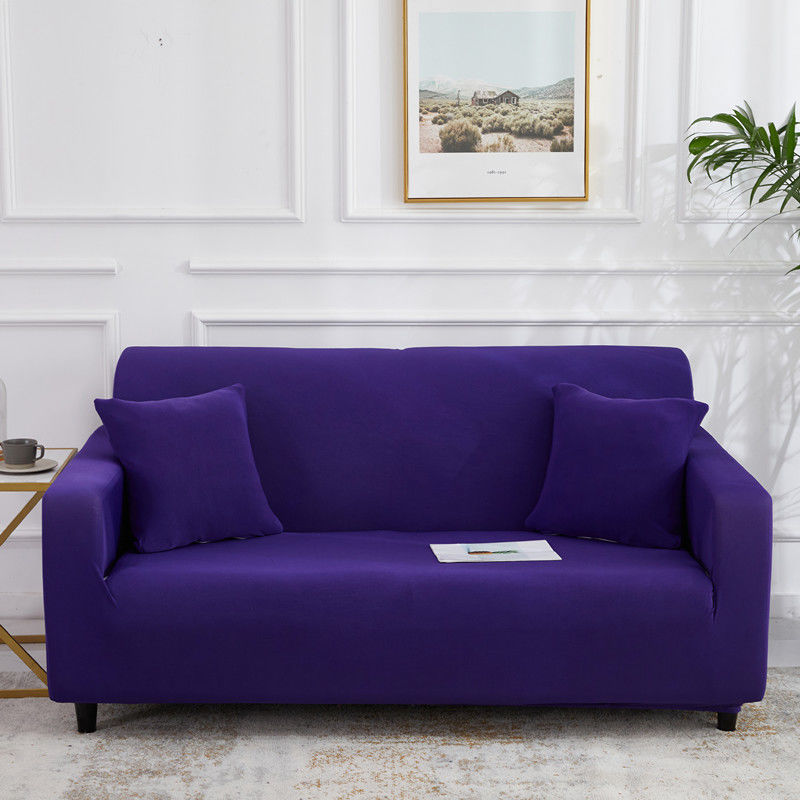 Bọc Ghế Sofa Bằng Vải Lụa Màu Trơn Hiện Đại