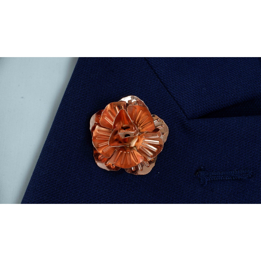 Cài áo hoa hồng - gold rose