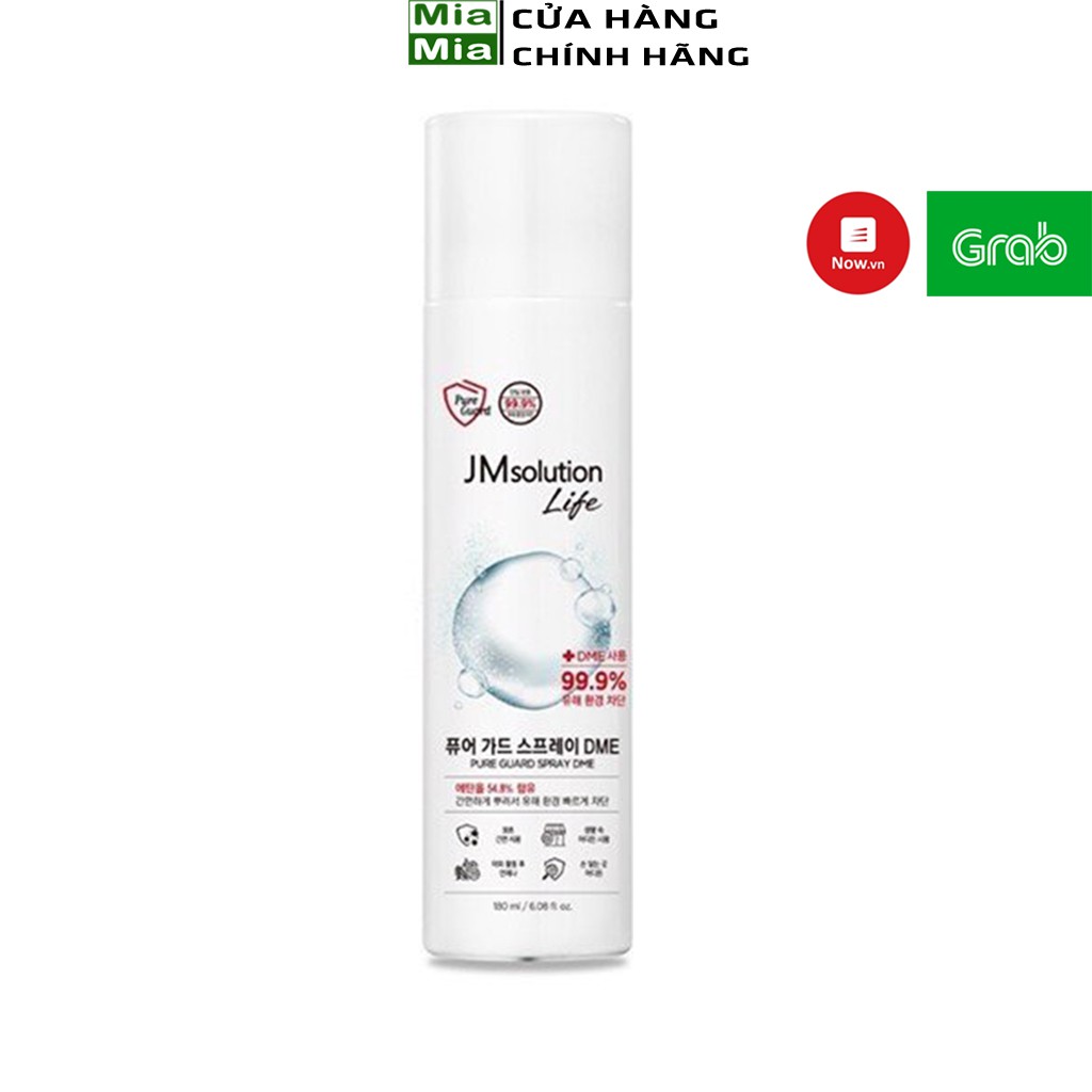 Xịt Phòng Khử Trùng Khử Mùi Kháng Khuẩn JmSolution Life Pure Guard Spray Dme 180ml [NHẬP KHẨU CHÍNH HÃNG]