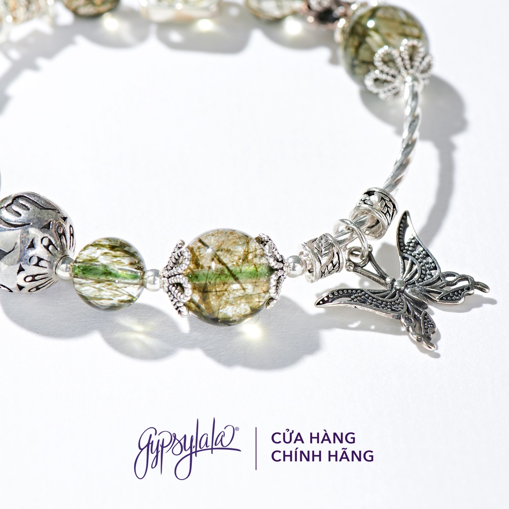 Vòng tay đá Thạch anh tóc xanh SP003477 Gypsy.lala