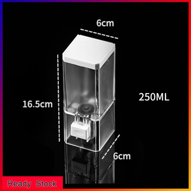 Bình Đựng Xà Phòng/Dầu Gội/Sữa Tắm 250ml Gắn Tường Trong Suốt