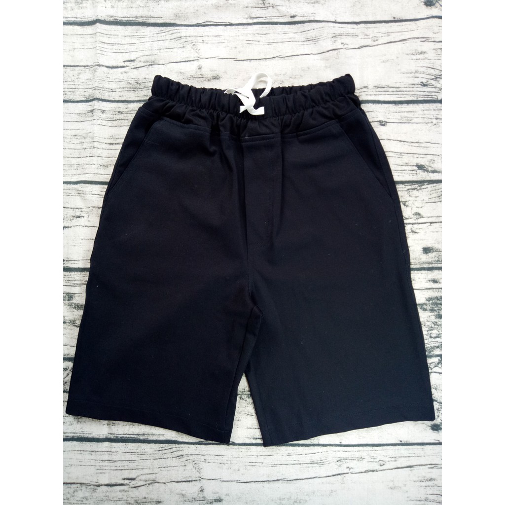 Quần short kaki nam cạp chun