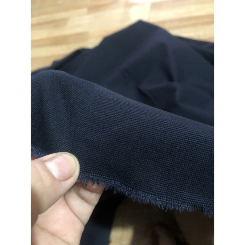 Vải kaki bố xanh than may quần vest nam ngoài ra có thể ứng dụng may đồ bảo hộ sofa rất đẹp