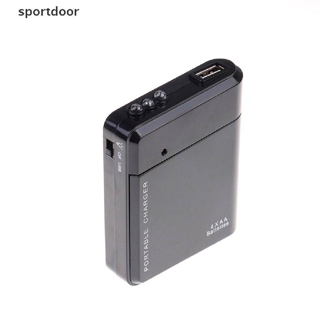 1 Cục Sạc Dự Phòng 4 Pin Aa Khẩn Cấp Cho Điện Thoại Di Động