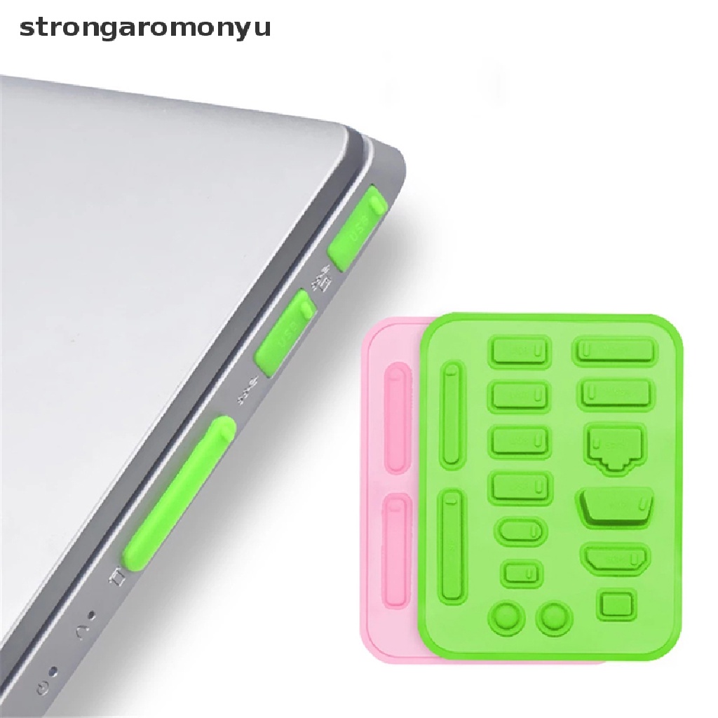 Set 16 nút cao su bọc chống bụi cổng USB HDMI Port VGA bảo vệ cho laptop