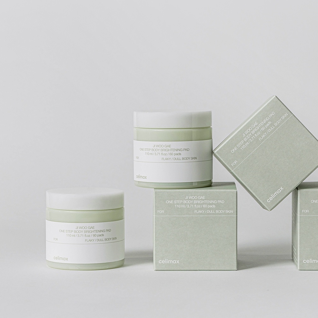 Bông Tẩy Tế Bào Chết Body CELIMAX nâng tone da trong 1 bước One Step Body Brightening Pad 110ml / 60Pcs