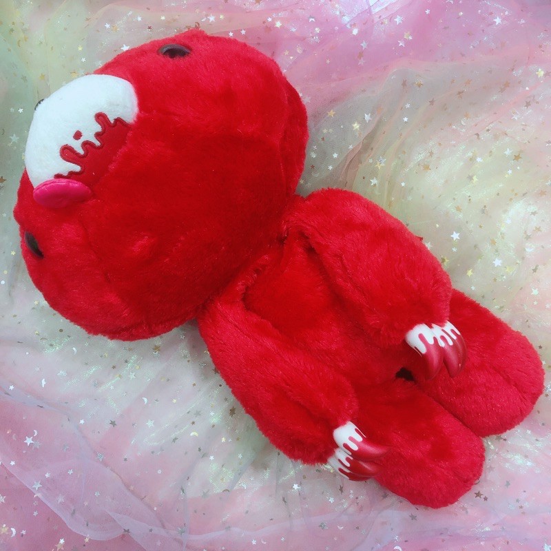 [ CÓ SẴN ] GẤU BÔNG GLOOMY BEAR XL LICKY RED LAYING DOWN CGP-222