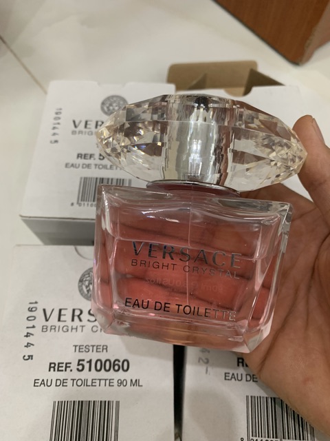 Nước hoa nữ tester versace bright crystal 90ml tester (hình thực tế tự chụp)