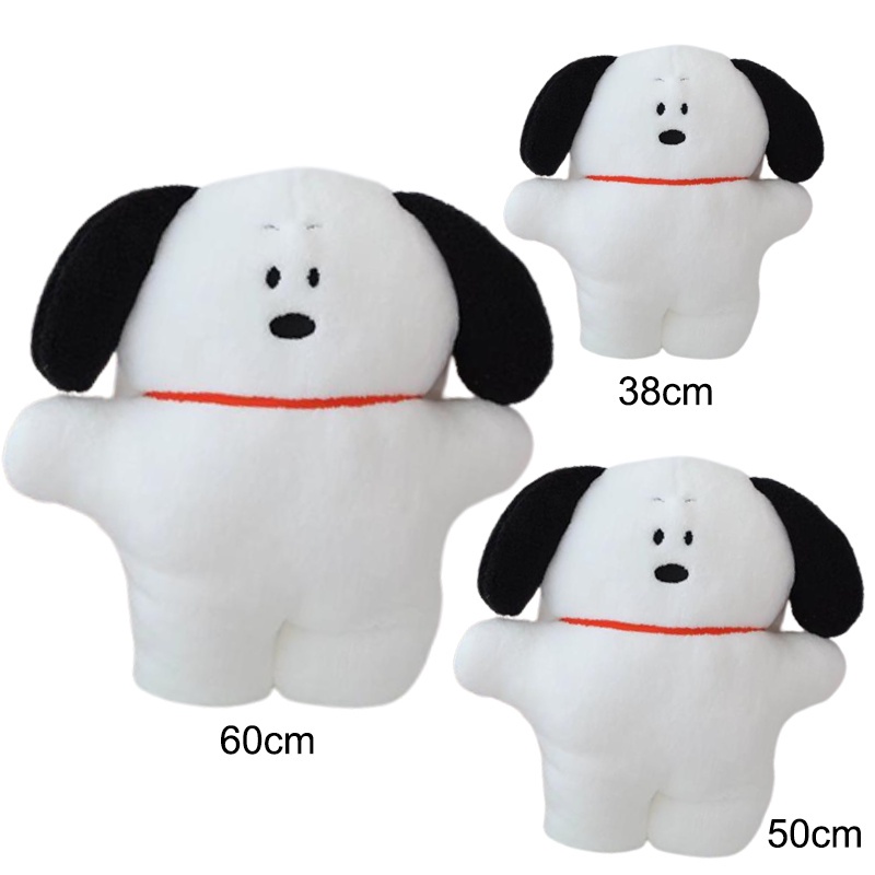 Gối Nhồi Bông Hình Chú Chó Snoopy Dễ Thương Kích Thước 38cm/50cm/60cm