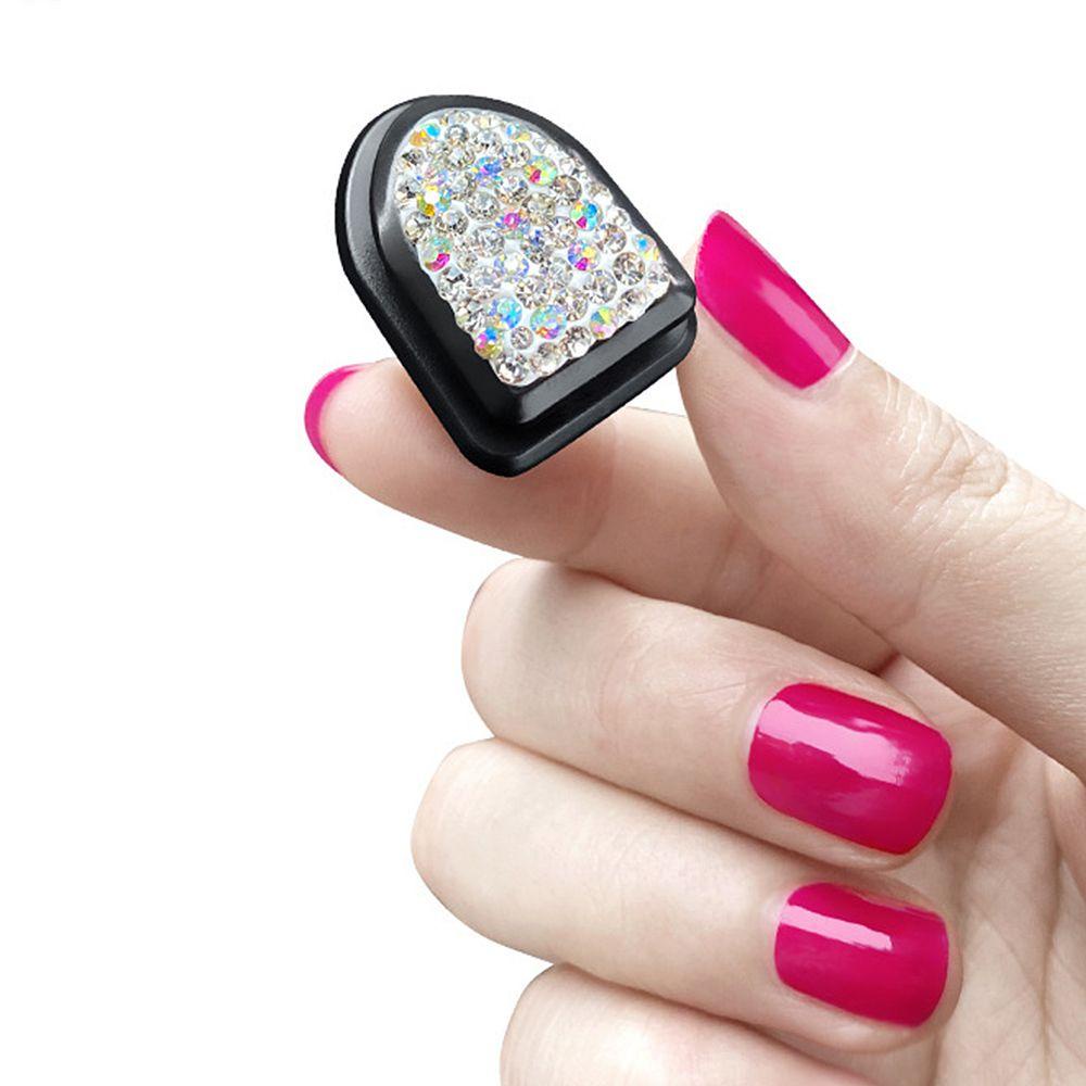 WTTLE 1 Móc Treo Đồ Mini Đính Pha Lê Lấp Lánh Trang Trí Tường Nhà / Xe Hơi