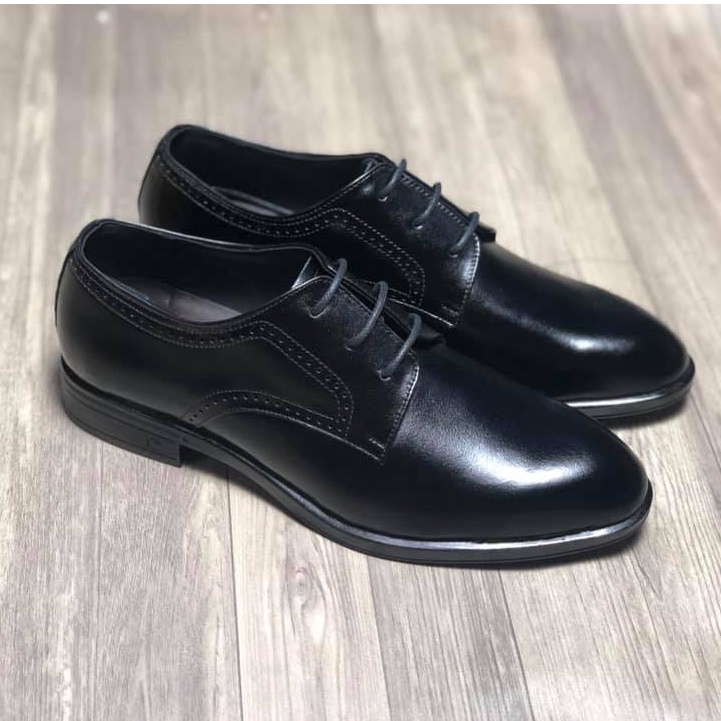 Giày công sở ERMAND da bò thật bảo hành 1 năm dáng derby - Mã T151