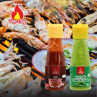 COMBO XỐT MUỐI ỚT ĐỎ + XỐT MUỐI ỚT XANH (120G)