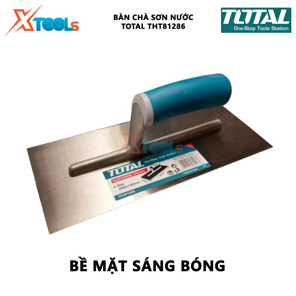 Bay hồ có răng cưa Total THTT81286 | Bàn chà sơn nước Quy cách: 280 x 130mm dùng để làm phẳng những bề mặt sau khi đổ bê