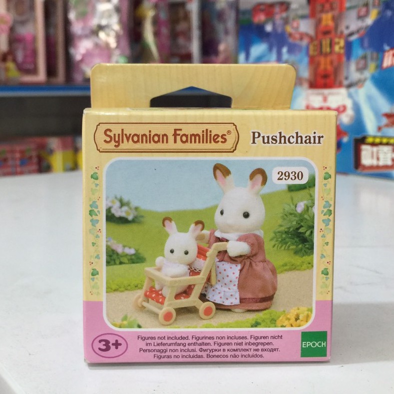 [HÀNG CHÍNH HÀNG] Đồ Chơi Xe Đẩy Sylvanian Families Gia Đình Thỏ 2930