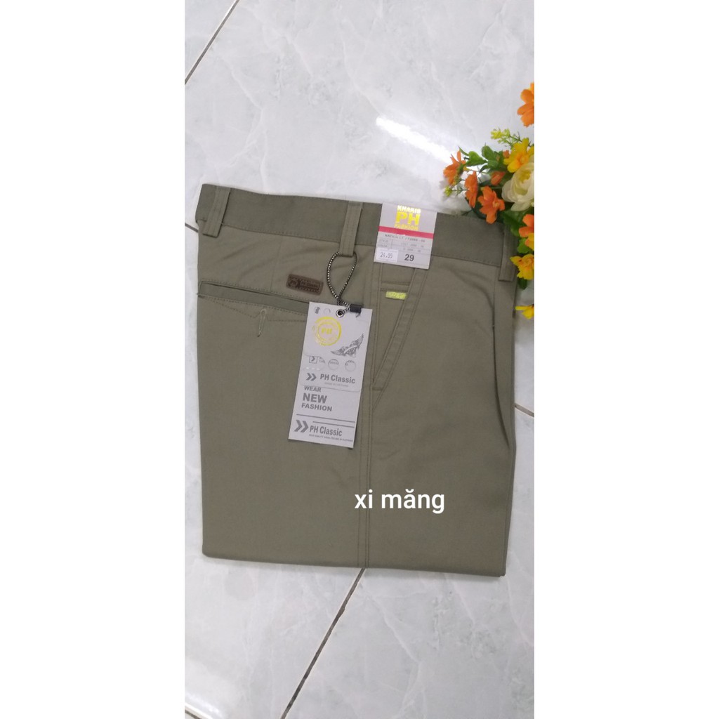 Quần kaki trung niên xếp ly 024