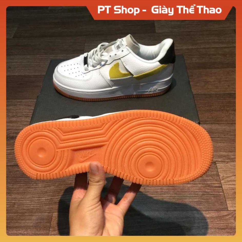 PT Shop [FreeShip+ Hàng Xịn] Giày Thể Thao AF1 Gót Đen Vàng , Giày Sneaker