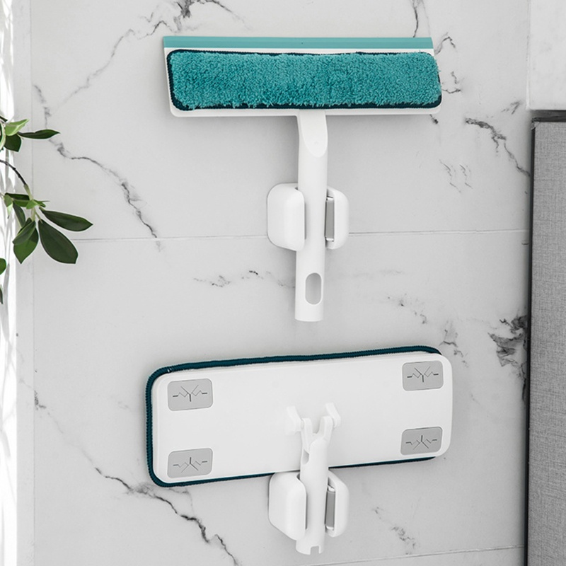 Giá Treo Chổi / Cây Lau Nhà Gắn Tường Tái Sử Dụng Tiện Lợi